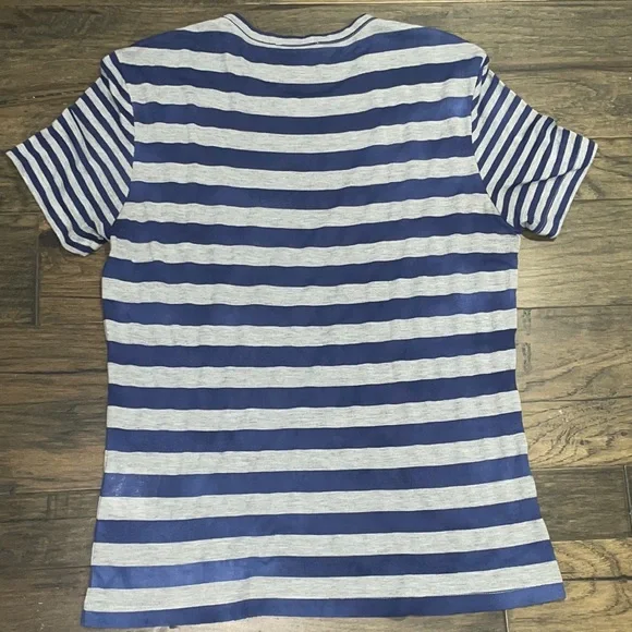 VERSACE JEANS Mens striped t-shirt. FATHERS DAY GIFT. Like NEW. Size M.